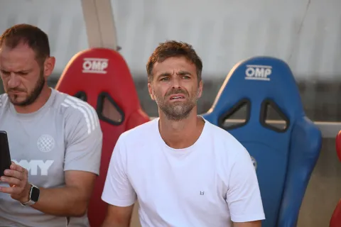 Split - 20.09.2025.- Derbi utakmica 7. kola HNL-a Hajduk - Dinamo. foto HINA/ Mario STRMOTIĆ/ms 