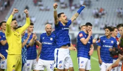 Split - 20.09.2025.- Derbi utakmica 7. kola HNL-a Hajduk - Dinamo. foto HINA/ Mario STRMOTIĆ/ms 