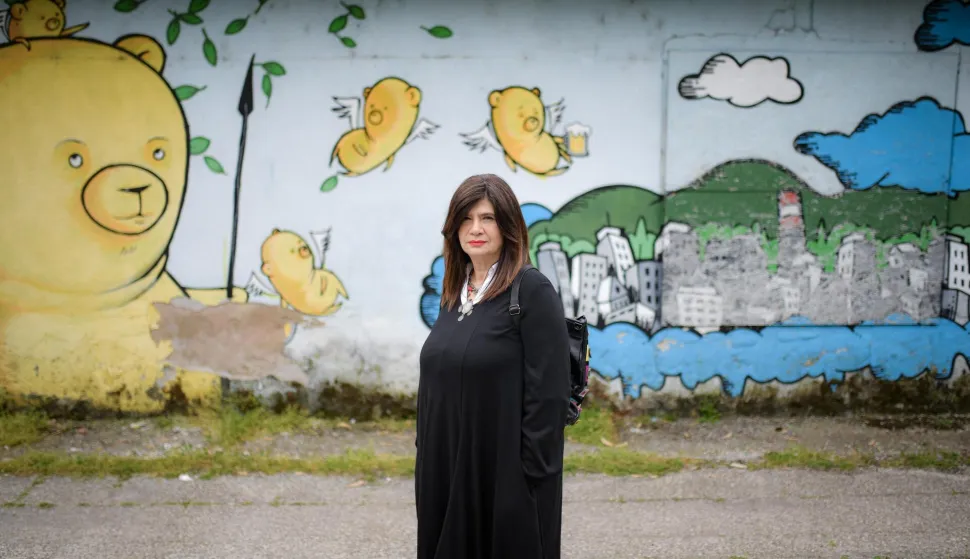 10.05.2023.., Zagreb - Julijana Matanovic, knjizevnica. Photo: Josip Regovic/PIXSELL