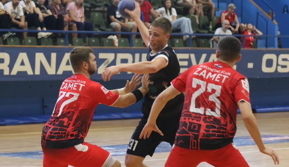 Osijek, 13. 09. 2025, SD Zrinjevac, rukomet, Osijek - Zamet (Rijeka). Paket 24 Premijer liga.snimio GOJKO MITIĆ