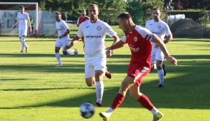 Kneževi Vinogradi, 20. 09. 2025, Igralište u Kneževim Vinogradima, nogomet, Borac - Radnički (Dalj), Treća NL Istok.snimio GOJKO MITIĆ