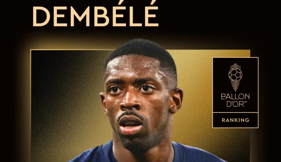 Napadač PSG-a i francuske reprezentacije Ousmane Dembele osvojio je Zlatnu loptu, najpoznatiju individualnu nagradu u nogometu.