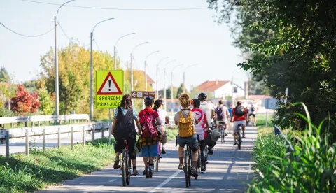 Kazali&scaron;na biciklijada Teatra To Gorujan 2025.Ustupljena fotografija