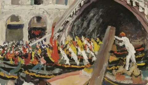 Ivo Dulčić, Venecija, s.a.. MG-2335 Foto Goran Vranić, NMMU, Zagreb