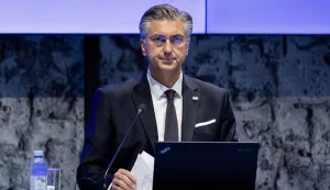 Zagreb, 26.9.2025 - Sjednica Vlade Republike Hrvatske. Na slici Andrej Plenković.Foto Hina/ Dario GRZELJ/ dag