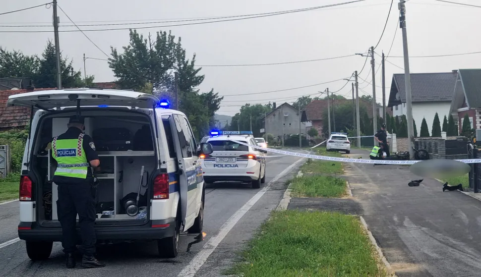 Zagreb, 21.06.2024. - Vozač motocikla poginuo je u petak predvečer u koprivničkom prigradskom naselju Reka prilikom slijetanja s kolnika i udara u metalni nosač niskonaponske mreže, izvijestila je koprivničko-križevačka policija. foto HINA/ ml