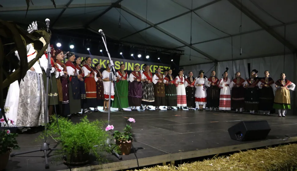 čepin, 26. 09. 2025, 24. Čepinski suncokreti, Mali Čepinski suncokreti, koncrt KUD-a Ivan Kapistran Adamović...snimio GOJKO MITIĆ