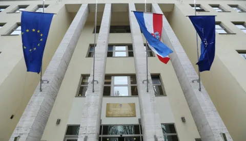 04.03.2014., Zagreb - Zgrada Ministarstva obrane Republike Hrvatske. rPhoto: Zeljko Lukunic/PIXSELL