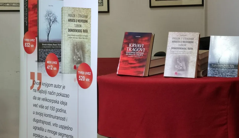 VINKOVCIU dvorani vinkovačkog Ogranka Matice hrvatske predstavljena je knjiga "Krvavi tragovi velikosrpske ideologije na kraju XX. stoljeća", autora Zlatka Pintera.rujan 2025.