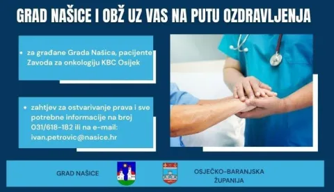 NAŠICE PLAĆAJU PRIJEVOZ U KBC OSIJEK ONKOLOŠKIM BOLESNICIMA2025.