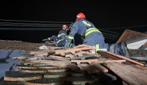 Požar krovišta u Dubrovačkoj ulici u Osijeku