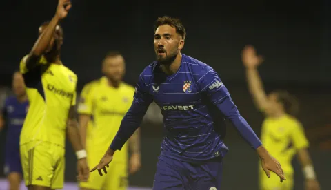 Zagreb, 24.9.2025 - Susret 1. kola Europske lige Dinamo - Fenerbah?e na stadionu Maksimir. foto HINA/ Daniel KASAP/ ua