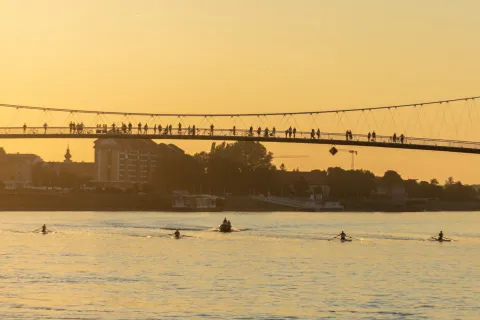 OSIJEK- 25.09.2021., VK Iktus, Iktus Challenge, Miholjska regata, braća Sinković.Foto: Andrea Ilakovac