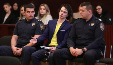 17.03.2023., Split - Pocelo ponovno sudjenje Filipu Zavladavu u ponovoljenom postupku za trostruko ubojstvo. Photo: Ivo Cagalj/PIXSELL