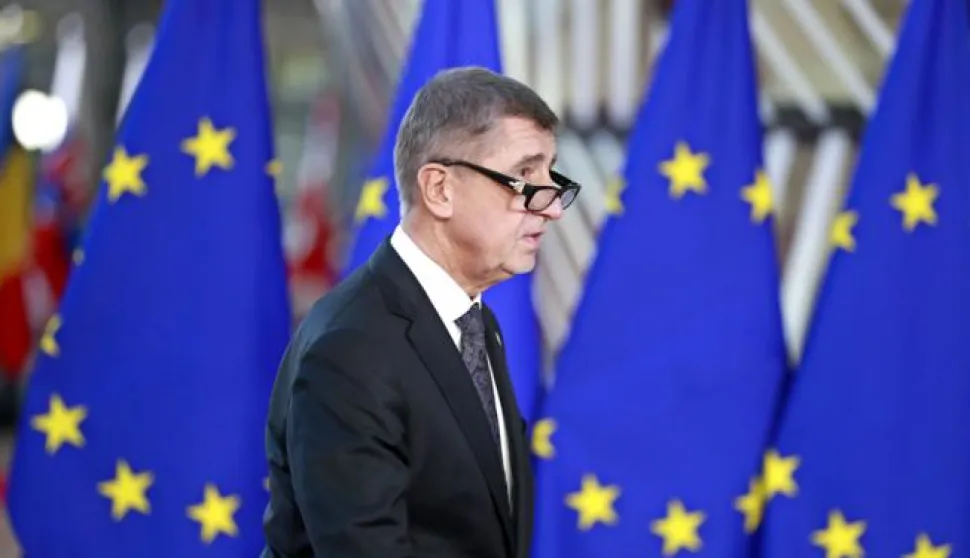 epa07228229 Czech Republic Prime Minister Andrej Babis arrives at the European Council in Brussels, Belgium, 13 December 2018. During their two days summit, European leaders will focus on the 'Brexit' and on the next long-term EU budget for 2021-2027. The Summit will resume on 14 December with the EU28 adoption of the conclusions on the Single Market, climate change, migration, disinformation, the fight against racism and xenophobia, and citizens' consultations. EPA/STEPHANIE LECOCQ
