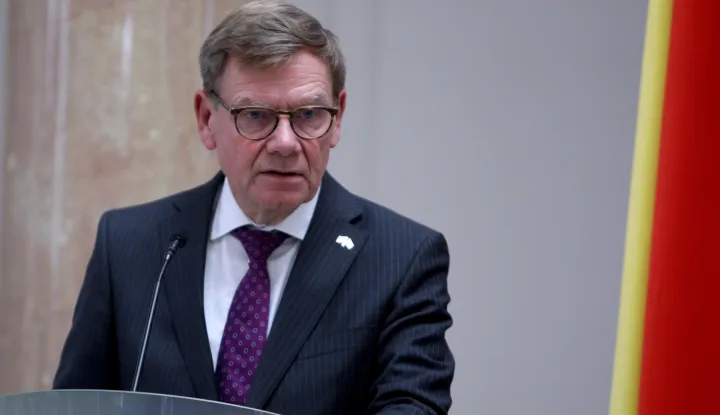 Zagreb, 25.08.2025 - Ministar vanjskih i europskih poslova Gordan Grlić Radman sastao se s njemačkim ministrom vanjskih poslova Johannom Wadephulom. foto HINA/ Daniel KASAP/ dk