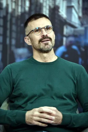 Zagreb, 03.04.2025 (pogled) - spica s Macanom, podcast, na slici Toni Milun.foto Davor Kovacevicpogled