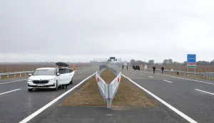 Sudaraž, 06. 10. 2025., Sudaraž, A5, A5 autocesta, 5C koridor, obilježavanje, završetak izgradnje koridora 5CSNIMIO BRUNO JOBST