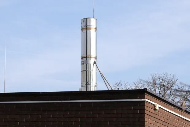 Osijek, 01. 02. 2024., Centralno groblje, UKOP, suncana elektrana, press, dimnjak, krematorijSNIMIO BRUNO JOBST