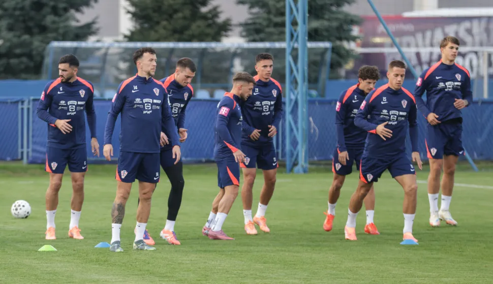 Zagreb, 06.10.2025.- Trening nogometne reprezentacije Hrvatske u Maksimiru.foto HINA/ Admir BULJUBAŠIĆ/ abu