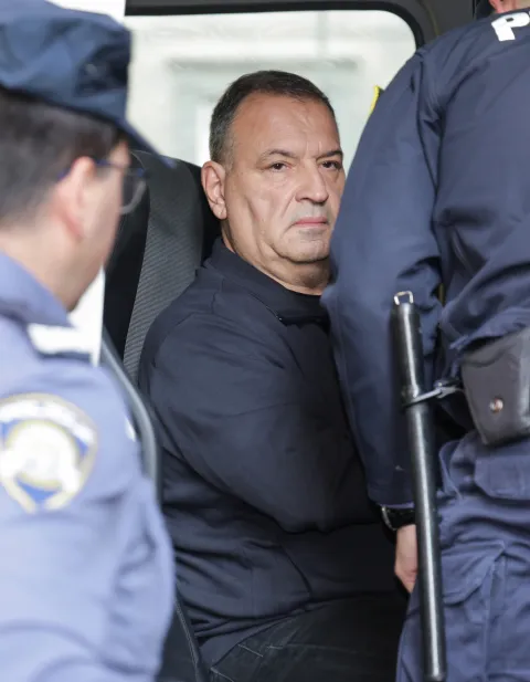 16.11.2024., Zagreb &ndash; Vili Bero&scaron; i osumnjičenici dovedeni na istražno roči&scaron;te na Županijskom sudu. Photo: Luka stanzl/PIXSELL