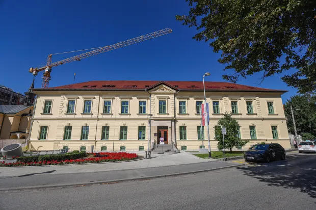 18.09.2025., KBC Sestre milosrdnice, Vinogradska 29, Zagreb - Gradjevinski radovi na KBC Sestre milosrdnice. Photo: Goran Stanzl/PIXSELL