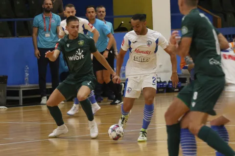 Osijek, 04. 10. 2025, SD Zrinjevac, futsal, Osijek Kandit - Futsal Istra Pula, SuperSport HMNL.snimio GOJKO MITIĆ