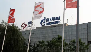 The headquarter of Gazprom and Naftna Industrija Srbije (NIS) are pictured in Belgrade, Serbia, 31 August 2012. Russian company Gazprom has purchased NIS. Photo: Thomas Brey/DPA/PIXSELL