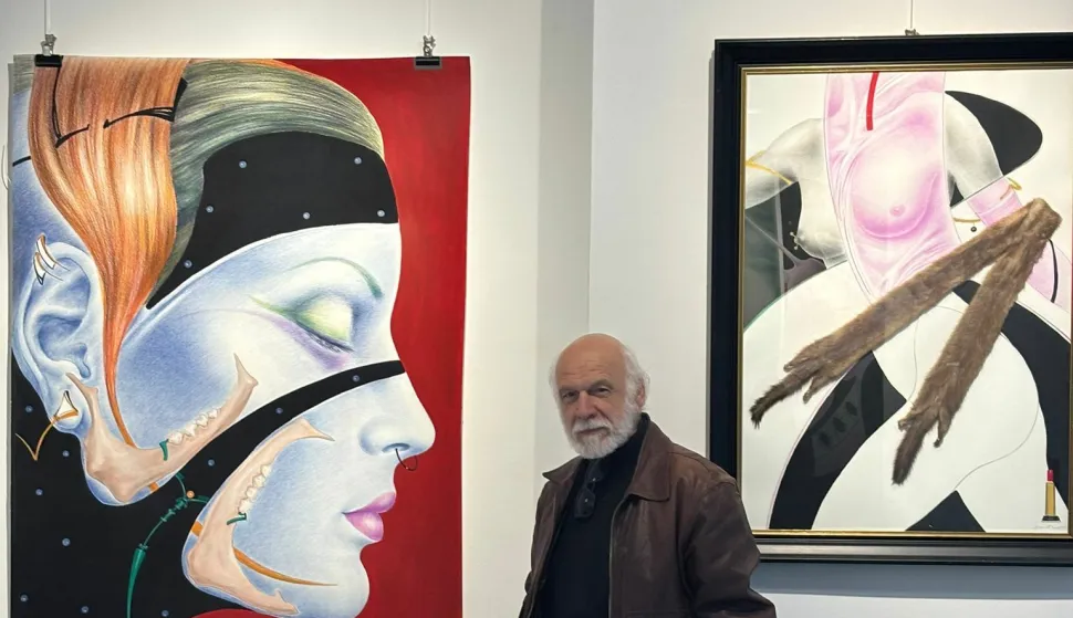 Samostalna izložba Dimitrija Popovića: Instalacija "Zlatna ruka" posvećena je Giorgiju Armaniju