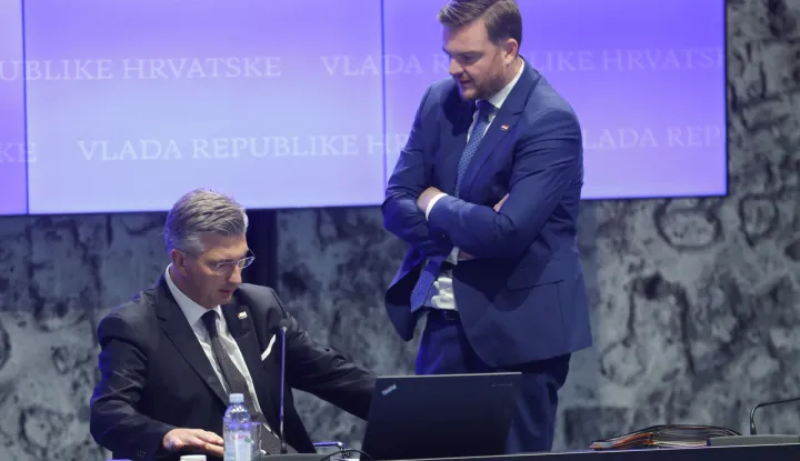 Zagreb, 03.10.2025.- Redovita sjednica Vlade RH. Na fotografiji Andrej Plenković, Marko Primorac.foto HINA/ Admir BULJUBAŠIĆ/ abu
