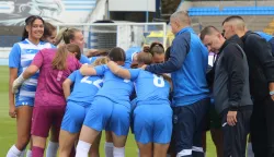 Osijek, 28. 09. 2025, Stadion Gradski vrt. Osijek - Agram (Zagreb), Magenta liga nogometašica.snimio GOJKO MITIĆ