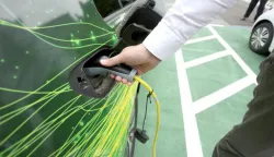 snimio Davor KIBEL,Osijek, 26.08.2015. etalite K. epera 1, upravna zgrada Elektroslavonije, Putanje u rad ELEN punionica za električna vozila 