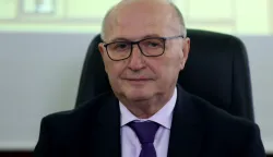 19.04.2024., Zagreb - Konferencija za medije Miroslava Separovica nakon izvanredne sjednice Ustavnog suda. Photo: Patrik Macek/PIXSELL