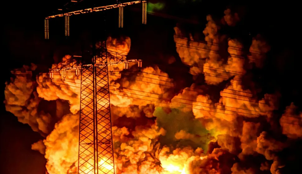 Eksplozija, ilustracija