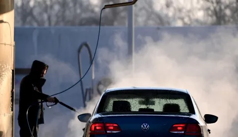 13.01.2022., Zagreb - Zagreb se probudio na temperaturi u minusu. Photo: Igor Soban/PIXSELL