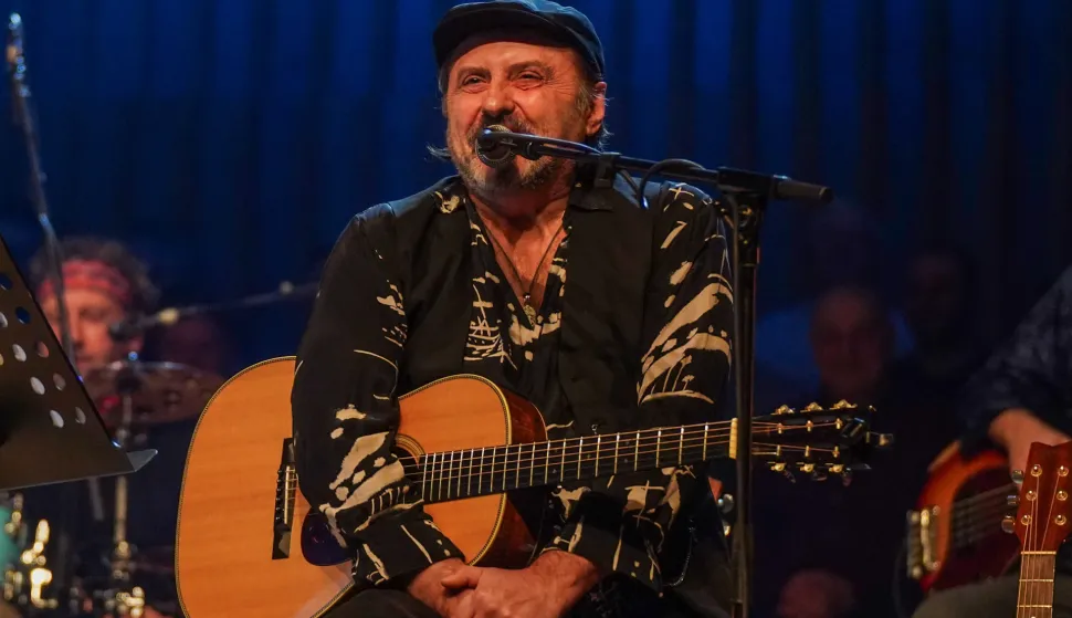 8.2.2025., Zagreb - Zabranjeno pusenje premijerno je odrzalo koncert pred zagrebackom publikom u akusticnoj verziji, kao "Neustekani". Photo: Patricija Flikac/PIXSELL