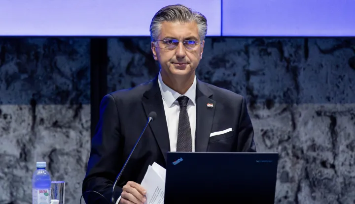 Zagreb, 26.9.2025 - Sjednica Vlade Republike Hrvatske. Na slici Andrej Plenković.Foto Hina/ Dario GRZELJ/ dag