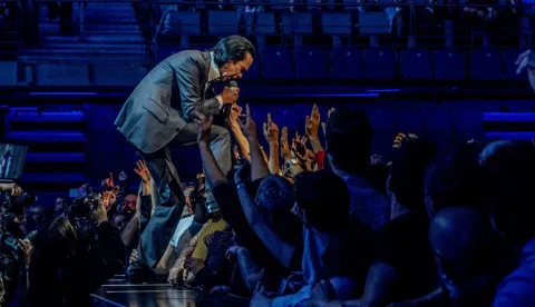 Nick Cave performs on stage in Madrid, Spain on October 25, 2025. Photo by Ricardo Rubio/Europa Press/ABACAPRESS.COM Photo: Europa Press/ABACA/ABACA