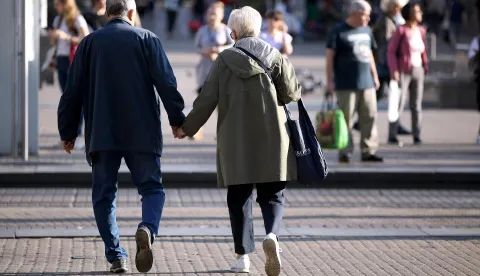 01.09.2023., Zagreb - Od 1. sijecnja ove godine od kada je u Mirovinski zakon uvedena novost u obliku modela po kojem udovice i udovci uz vlastitu mirovinu mogu primati i 27 posto obiteljske mirovine, podneseno je 139.075 zahtjeva za isplatu dijela obiteljske mirovine, a rijeseno 103.728 zahtjeva sto iznosi 75 posto. Photo: Patrik Macek/PIXSELL