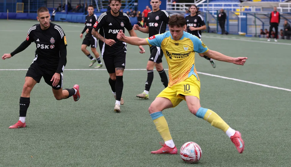 Bijelo Brdo, 05. 10. 2025., Igralište u Bijelom Brdu, BSK - Hrvace, SuperSport Prva liga SNIMIO BRUNO JOBST