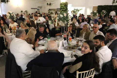 Osijek 18. 10. 2025, Restoran Corner. Kupreška večer. Radić.snimio GOJKO MITIĆ