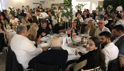 Osijek 18. 10. 2025, Restoran Corner. Kupre&scaron;ka večer. Radić.snimio GOJKO MITIĆ