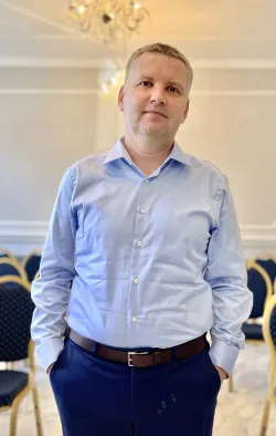 Osijek, 20. 09. 2023., FFOS,; panel raspava; izazovi obrazovanja u podrucju informacijskih znanosti; Tomislav Jakopec - voditelj odjela za informacijske znanosti SNIMIO BRUNO JOBST 