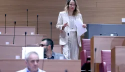 21.10.2025., Zagreb - Sabor je 7. sjednicu nastavio iznosenjem zastupnickih stajalista nakon kojih slijedi izjasnjavanje o amandmanima na Prijedlog izmjena i dopuna Drzavnog proracuna Republike Hrvatske za 2025. godinu i projekcija za 2026. i 2027. godinu. Photo: Patrik Macek/PIXSELL