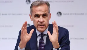 epa06923722 The Governor of the Bank of England Mark Carney speaks to reporters during a press conference in the Bank of England in London, Britain, 02 August 2018. Bank of England's monetary policy commitee has raised interest rates to 0.75 percent, the highest level since 2009. EPA/FACUNDO ARRIZABALAGA