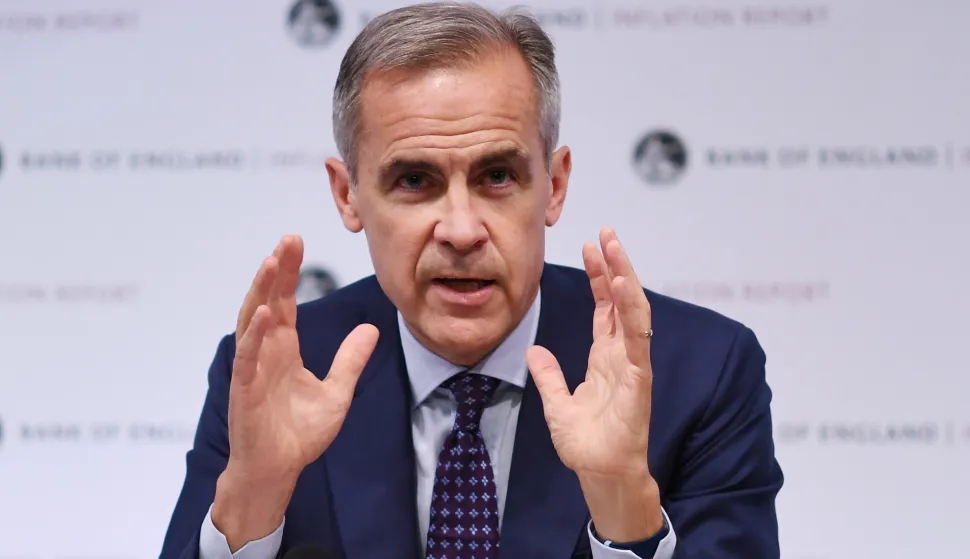 epa06923722 The Governor of the Bank of England Mark Carney speaks to reporters during a press conference in the Bank of England in London, Britain, 02 August 2018. Bank of England's monetary policy commitee has raised interest rates to 0.75 percent, the highest level since 2009. EPA/FACUNDO ARRIZABALAGA
