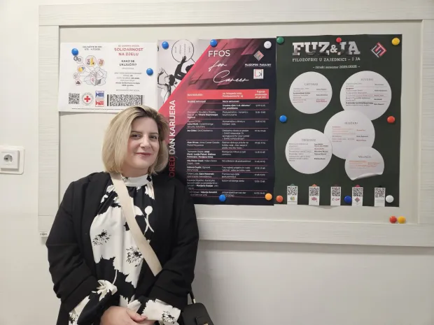 Dan karijera na Filozofskom fakultetu, Mia Mozer Ćosić, Helen Doron Osijek - Istok, 22.10.2025.Foto: Ivana Pau&scaron;ić