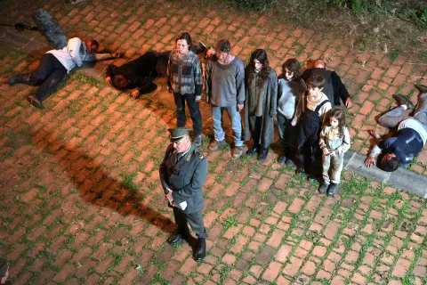 Osijek, 18. 06. 2024., Tvrdja, Kazamat, 260 dana, set, snimanje filma, snimanje scene, streljanje, Armand Assante SNIMIO BRUNO JOBST