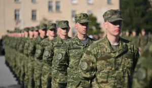 U vojarni "123. brigade Hrvatske vojske" u Požegi danas, 3. listopada 2025., svečano su prisegnuli ročnici 47. naraštaja ročnika na dragovoljnom vojnom osposobljavanju.