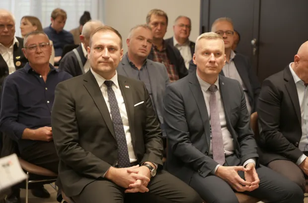 Čepin, 23. 10. 2025., Hotel Materra, RE-AGRO, REAGRO, konferencija, konferencija o održivoj poljoprivredi, David Vlajčić; Tihomir Florijančić SNIMIO BRUNO JOBST